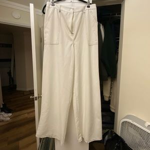 Nastygal White Trouser Pant